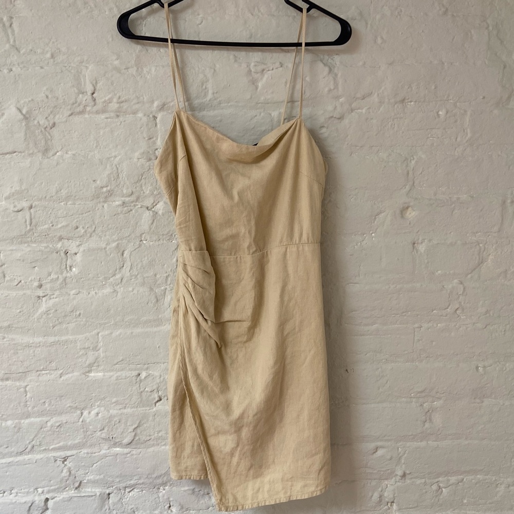 Cream mini dress